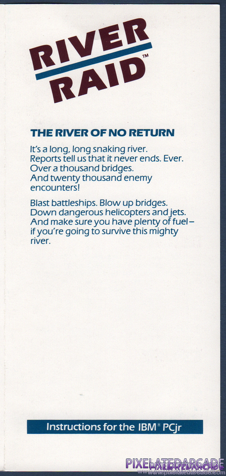 River Raid: Instruction Manual - Page 1
