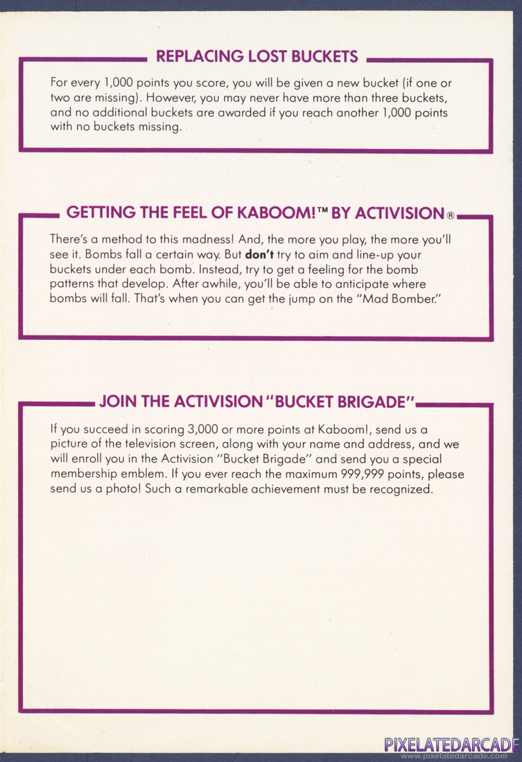 Kaboom!: Instruction Manual - Page 4