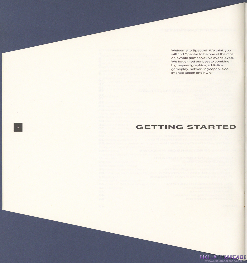 Spectre: Instruction Manual - Page 4