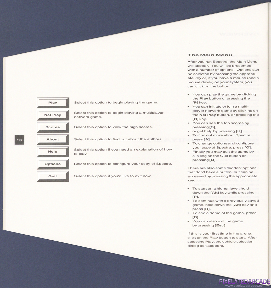 Spectre: Instruction Manual - Page 16