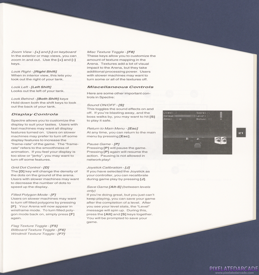 Spectre: Instruction Manual - Page 21
