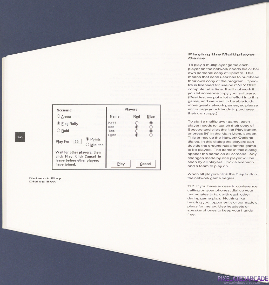 Spectre: Instruction Manual - Page 30