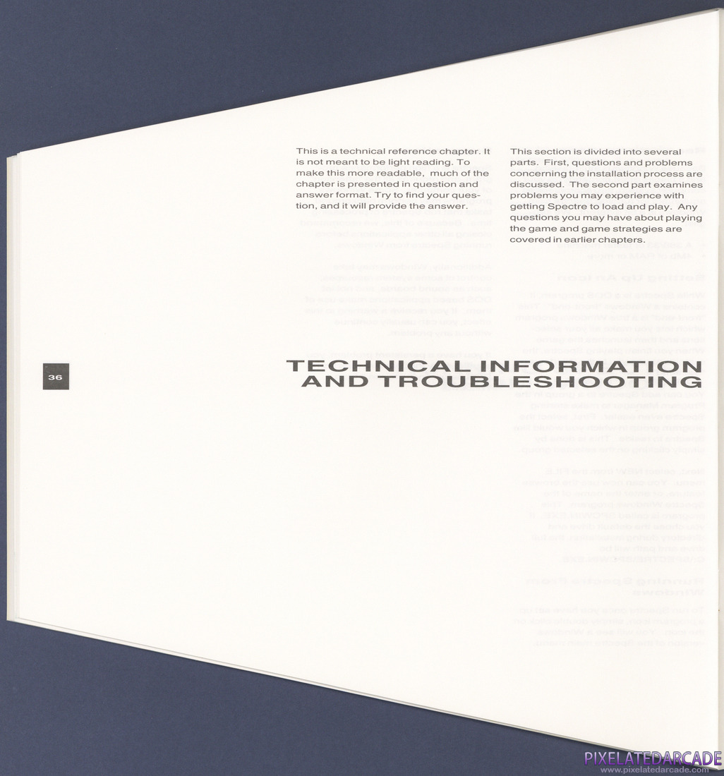 Spectre: Instruction Manual - Page 36