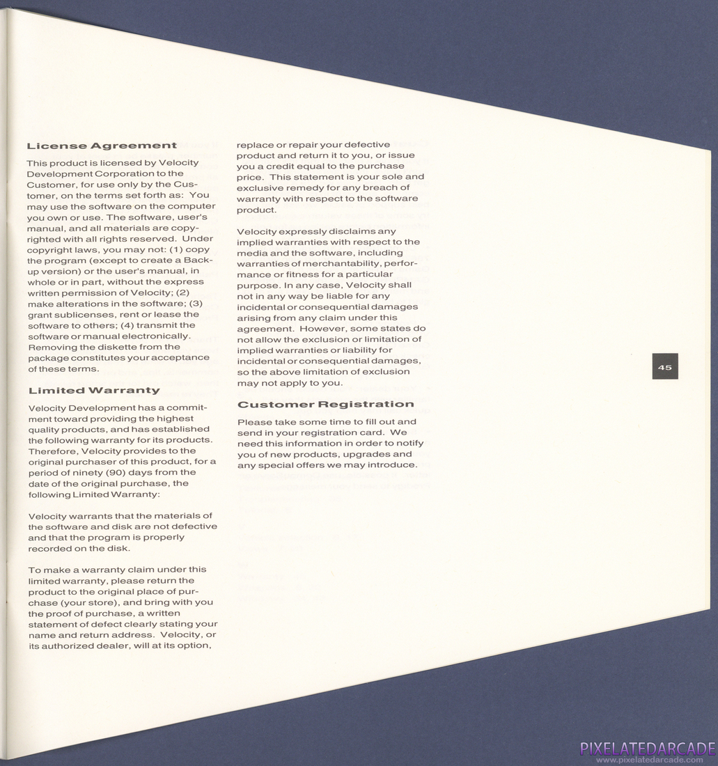 Spectre: Instruction Manual - Page 45