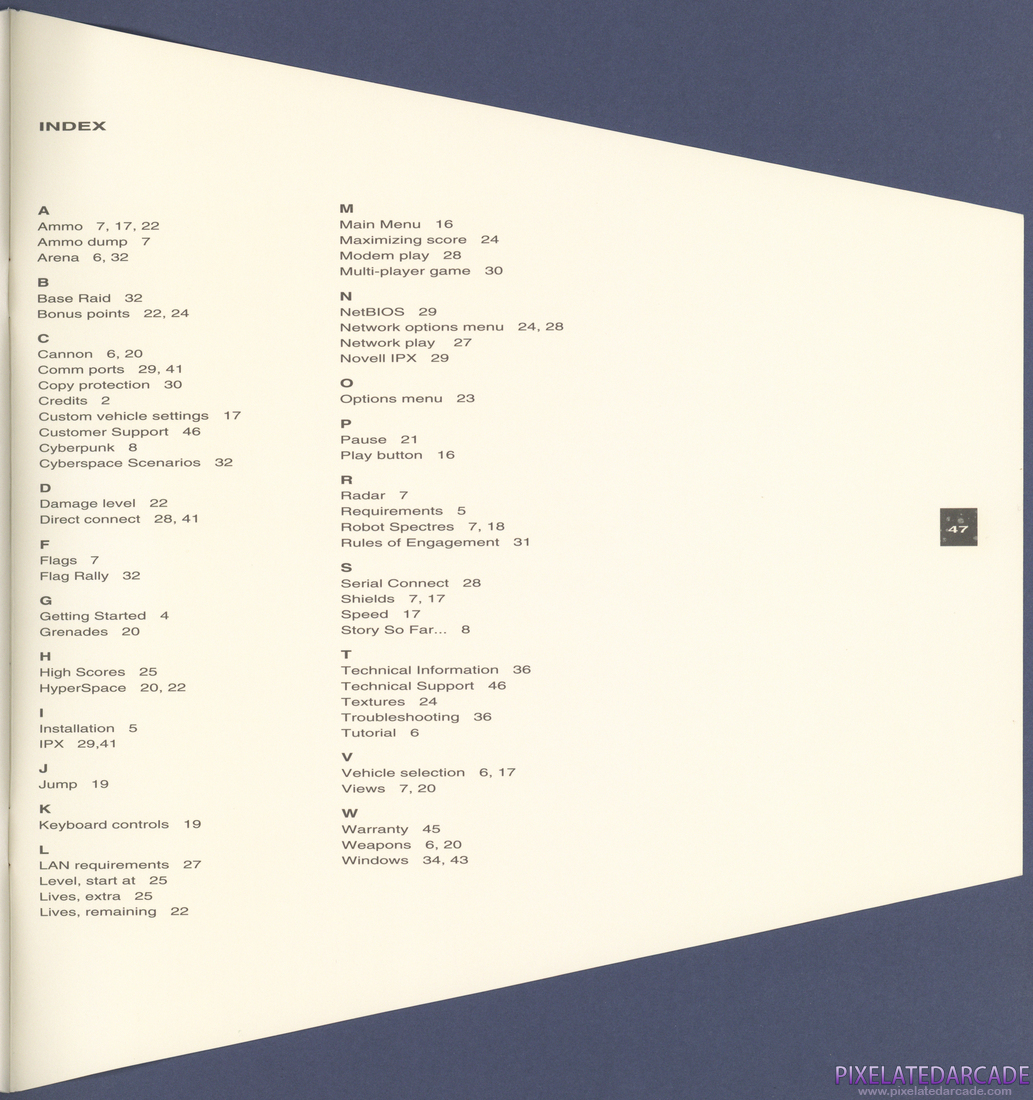 Spectre: Instruction Manual - Page 47