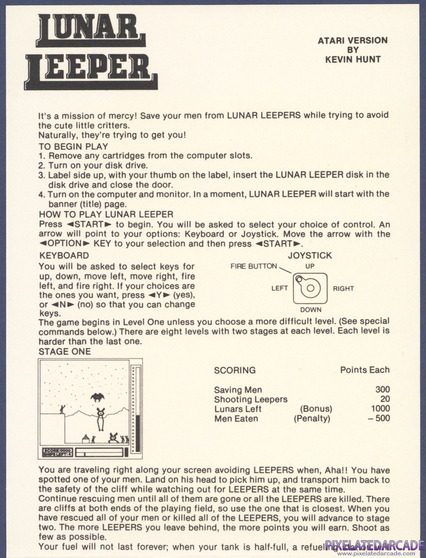 Lunar Leeper: Instruction Manual - Page 2