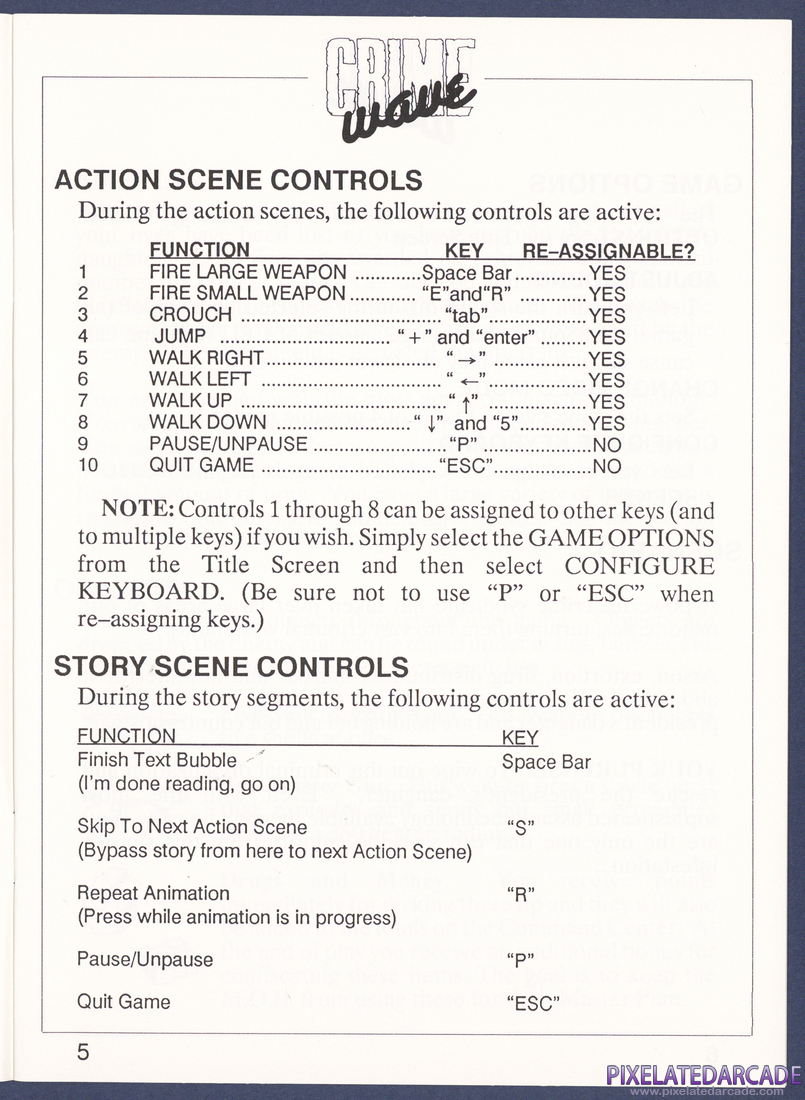 Crime Wave: Instruction Manual - Page 5
