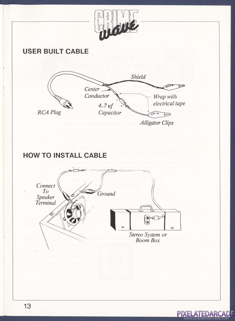 Crime Wave: Instruction Manual - Page 13