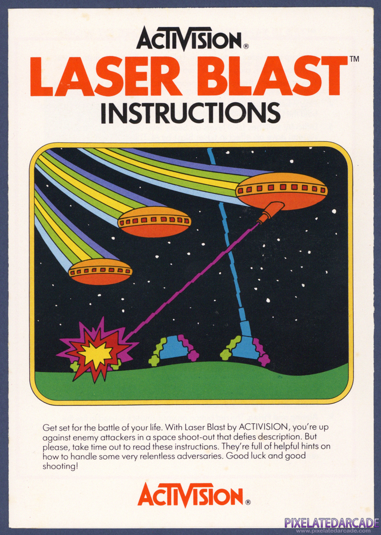 Laser Blast: Instruction Manual - Page 1