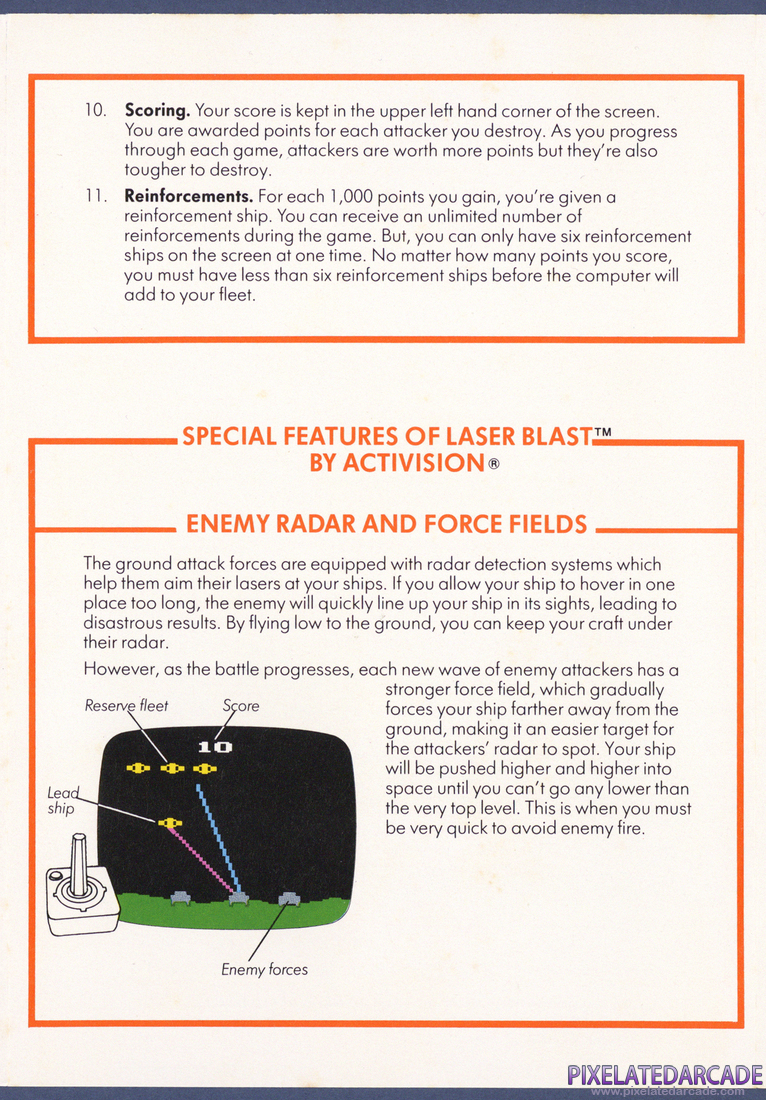 Laser Blast: Instruction Manual - Page 3