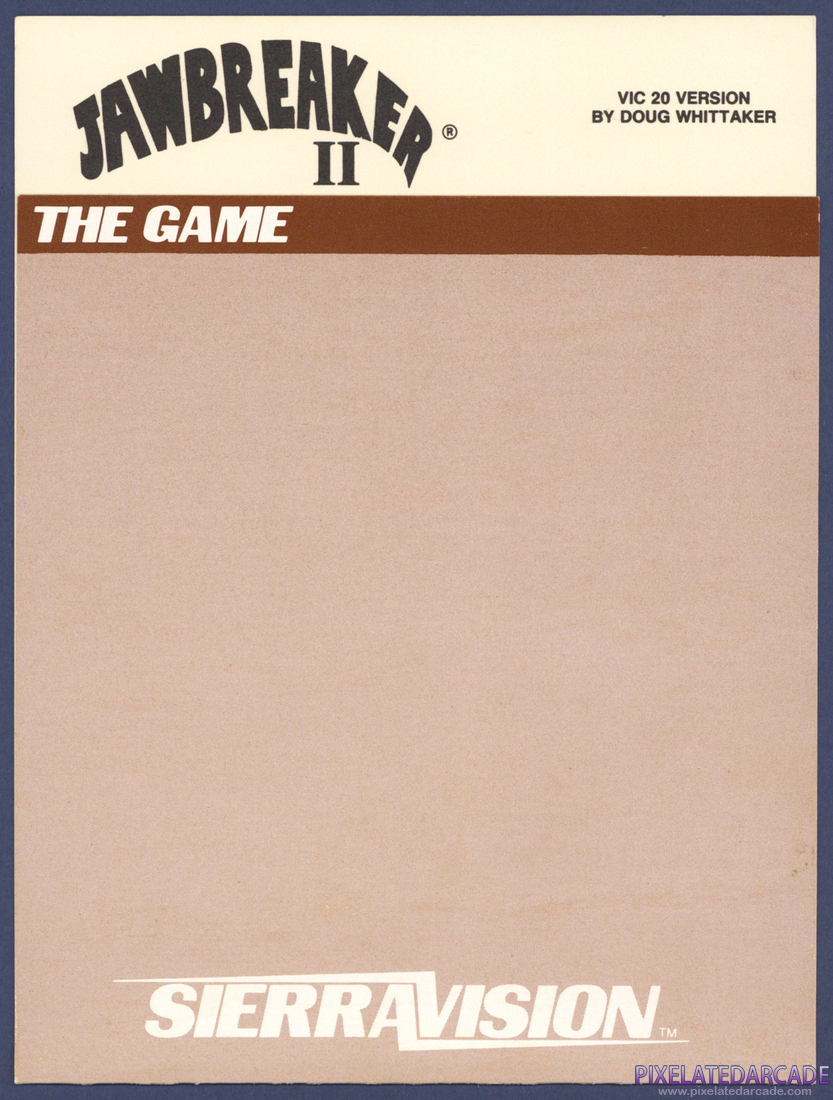 Jawbreaker II: Instruction Manual - Page 1