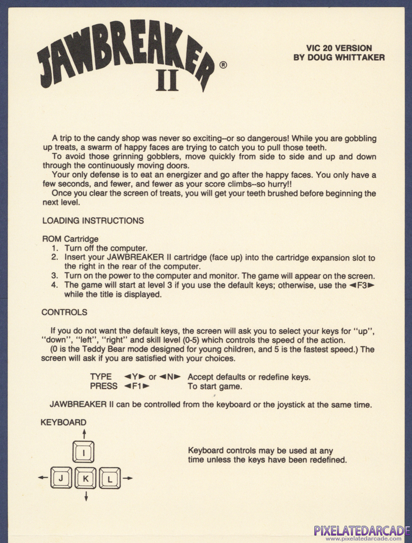 Jawbreaker II: Instruction Manual - Page 2