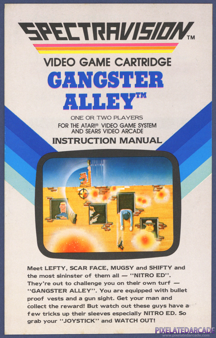 Gangster Alley: Instruction Manual - Front Cover