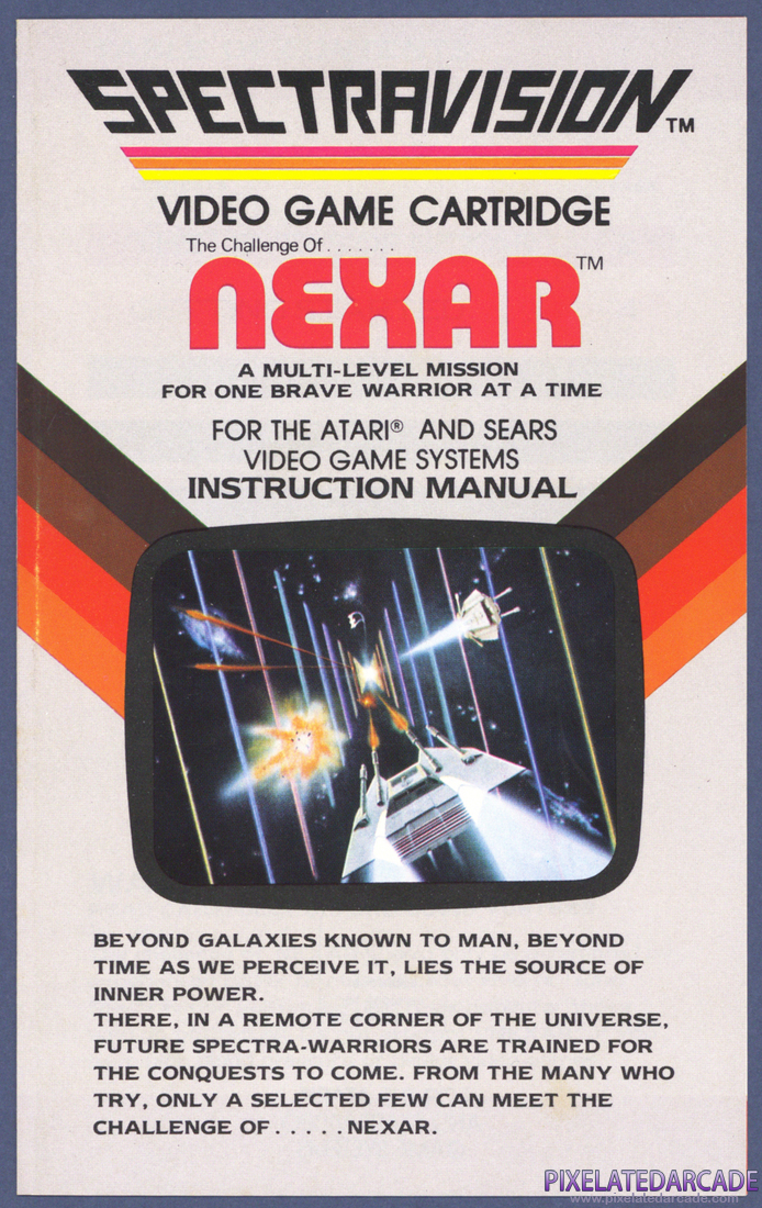 The Challenge of...NEXAR: Instruction Manual - Front Cover