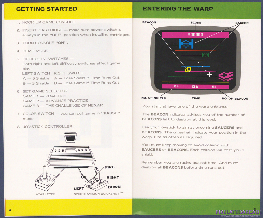 The Challenge of...NEXAR: Instruction Manual - Pages 4 - 5