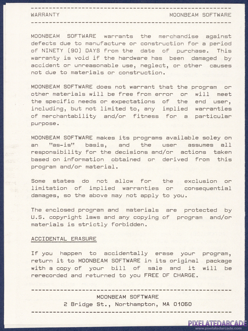 Moonbeam Express: Instruction Manual - Page 4