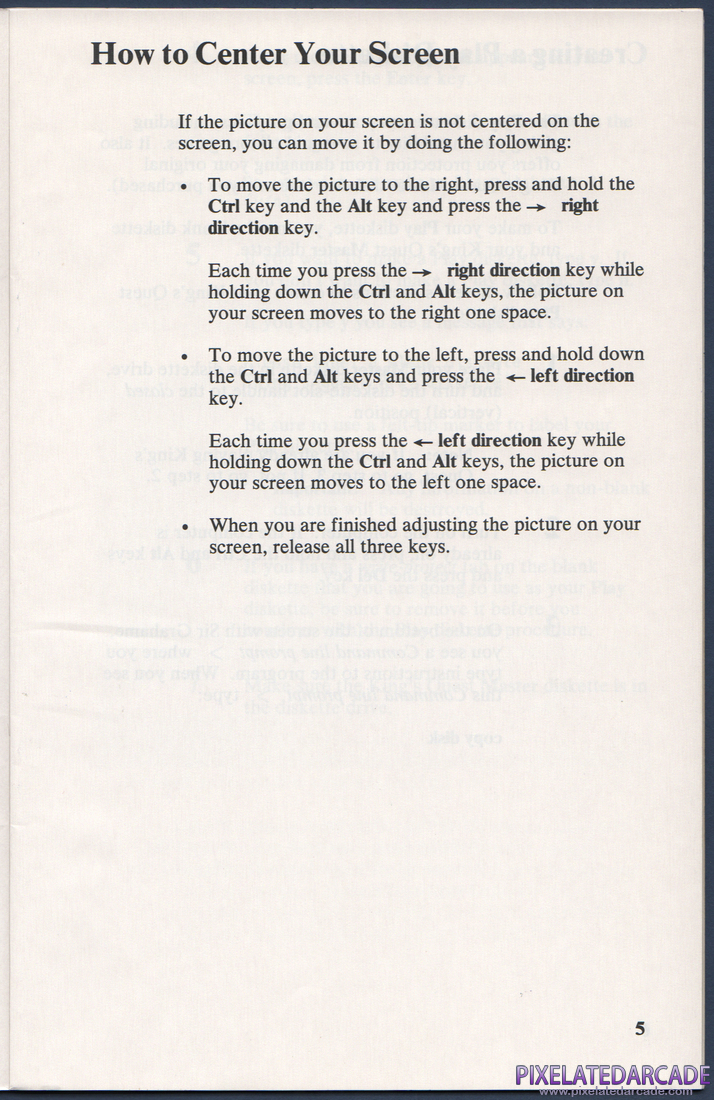 King's Quest: Instruction Manual - Page 11