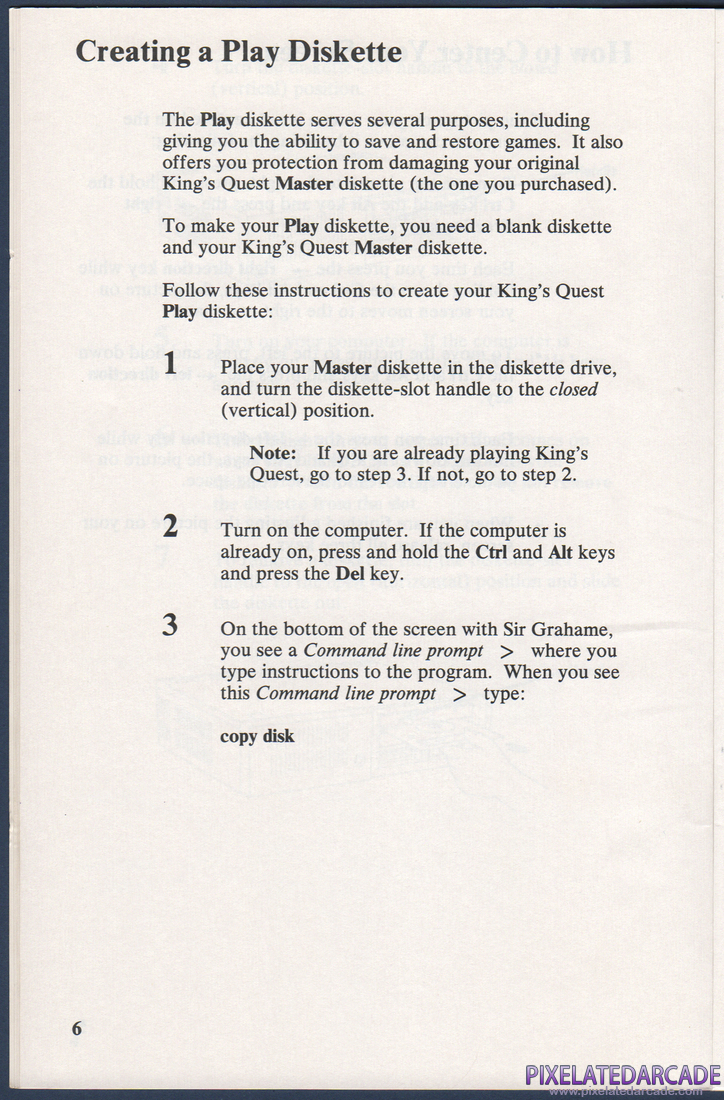 King's Quest: Instruction Manual - Page 12