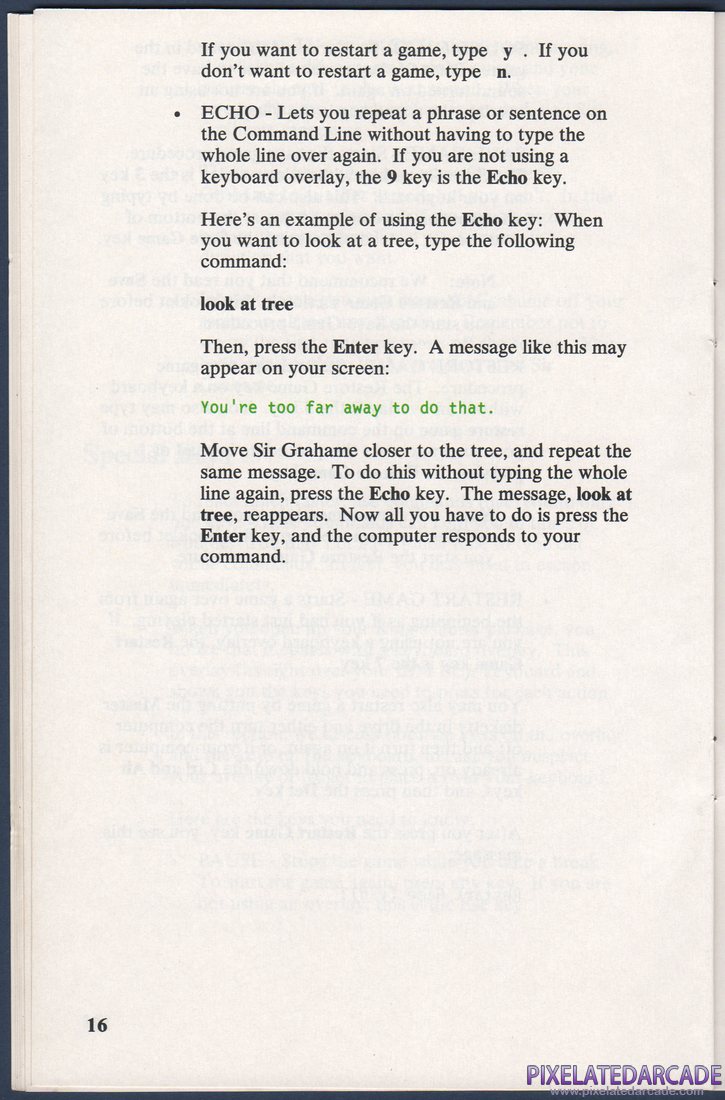 King's Quest: Instruction Manual - Page 22