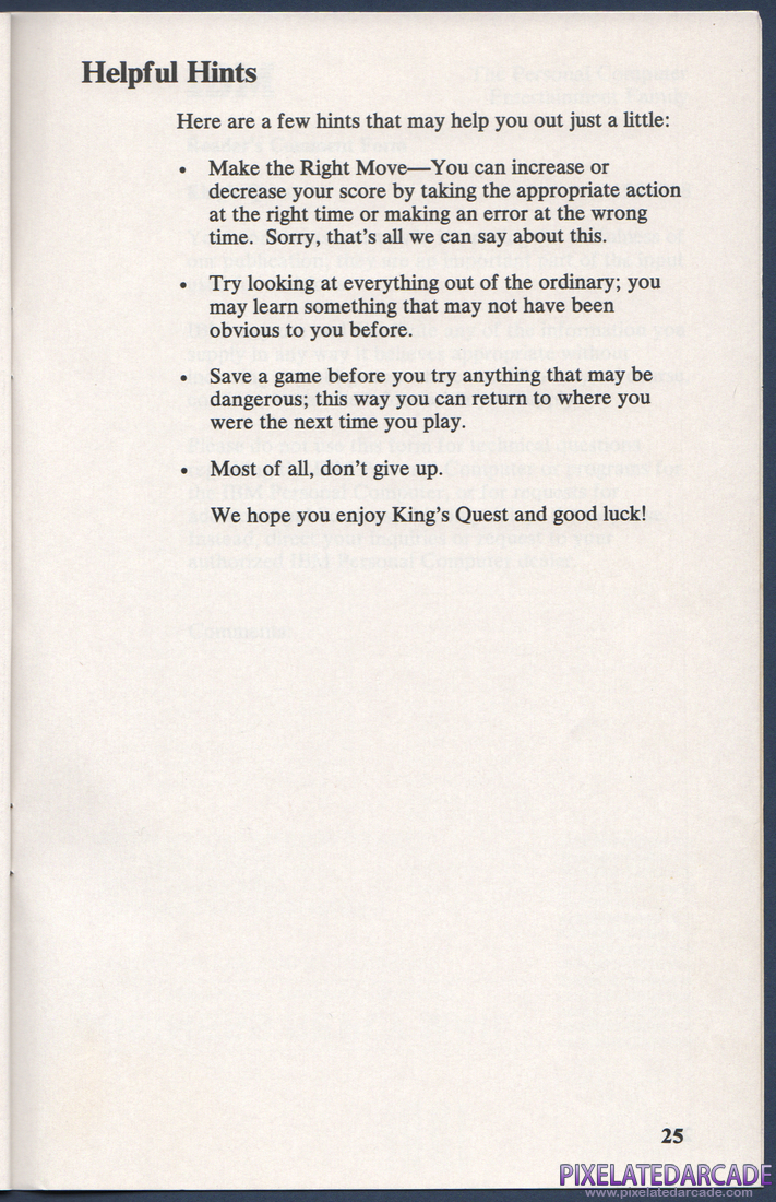 King's Quest: Instruction Manual - Page 31