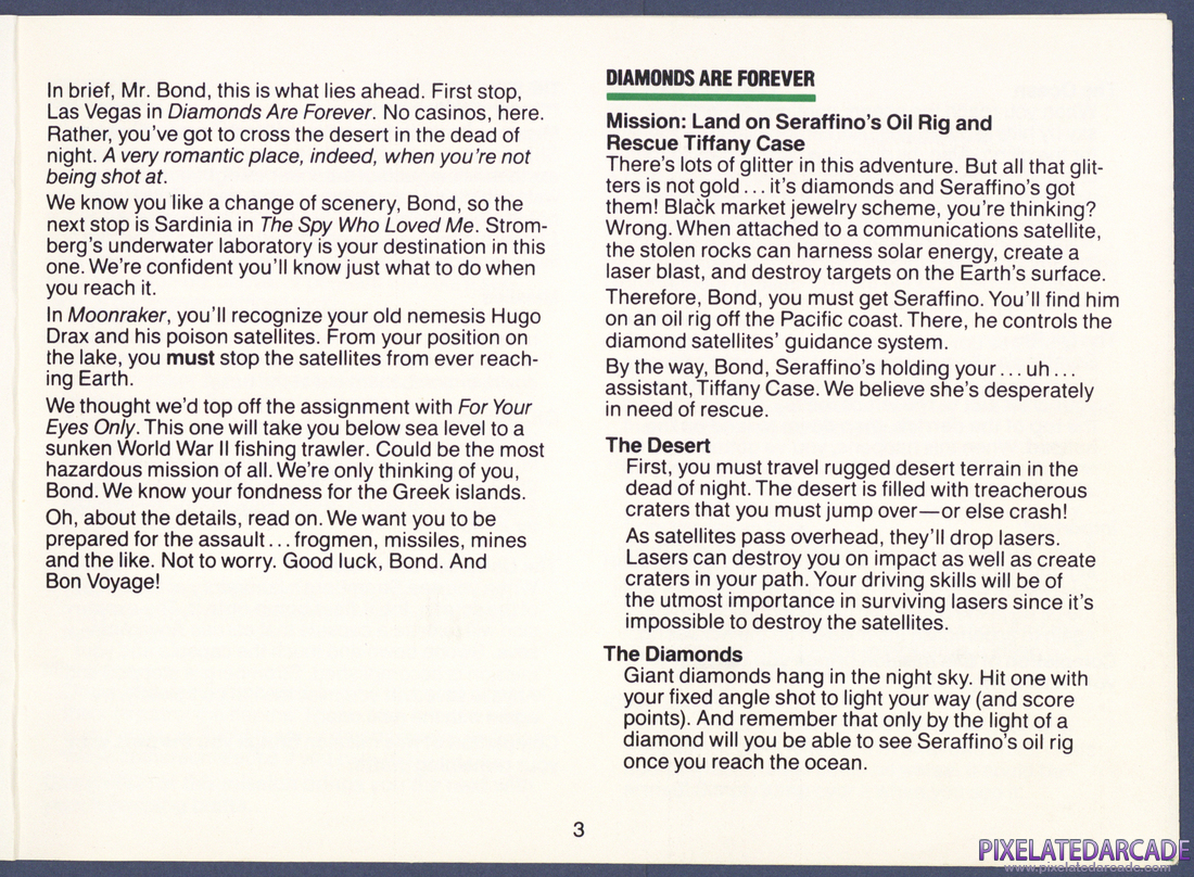 James Bond 007: Instruction Manual - Page 3