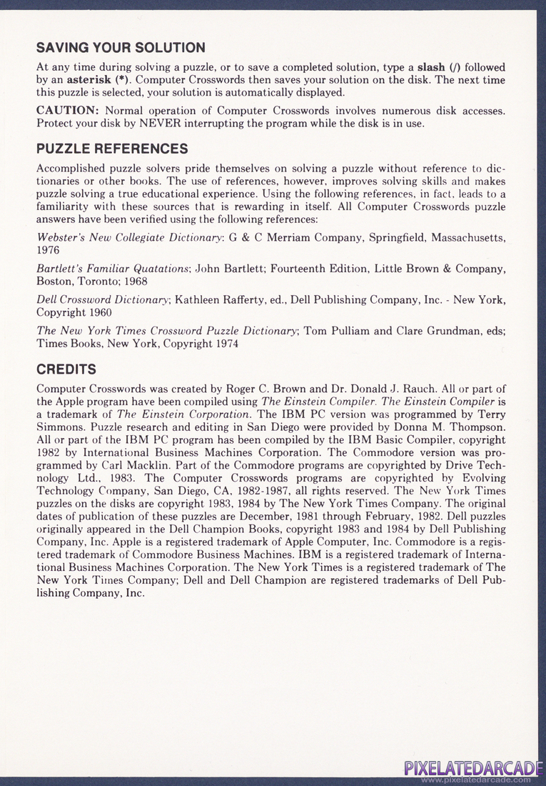 The New York Times Crossword Puzzles: Volume III: Instruction Manual - Page 3