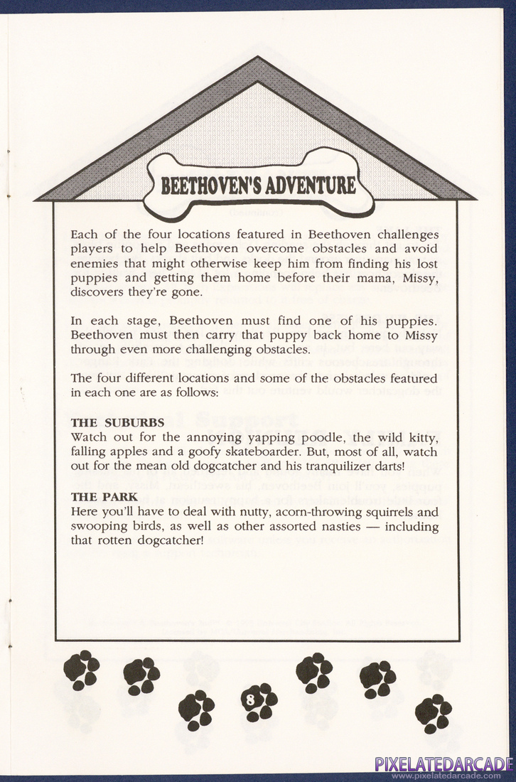 Beethoven: The Ultimate Canine Caper!: Instruction Manual - Page 8