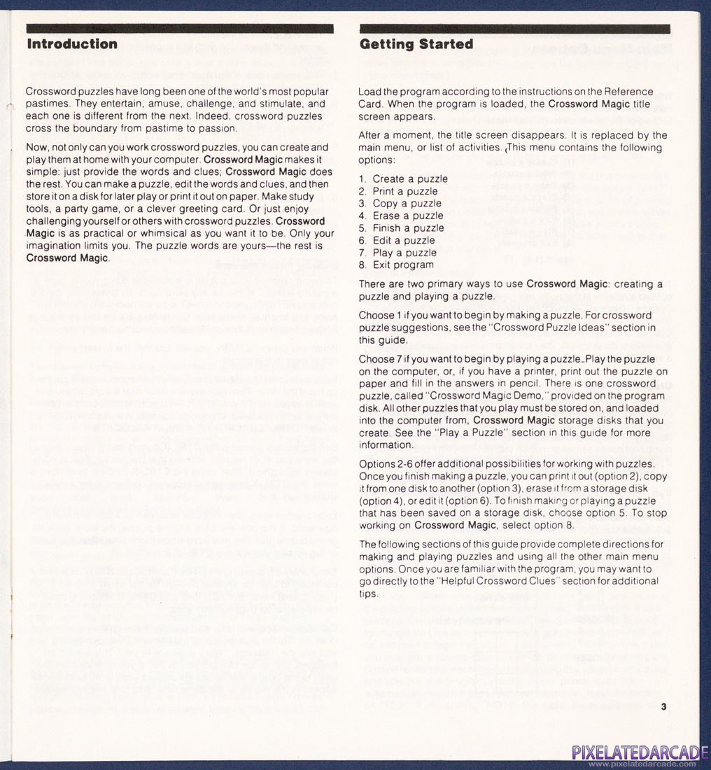 Crossword Magic: Instruction Manual - Page 3