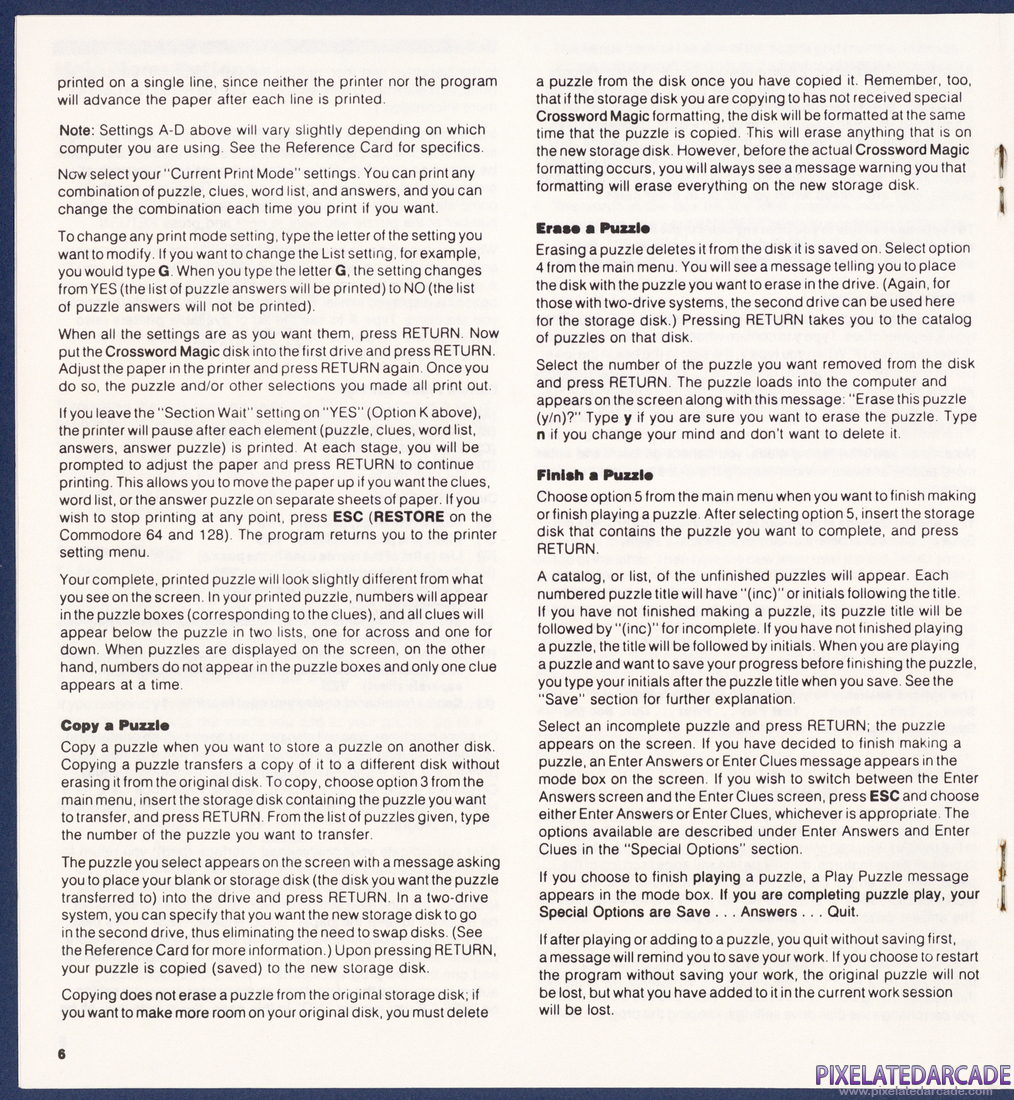 Crossword Magic: Instruction Manual - Page 6