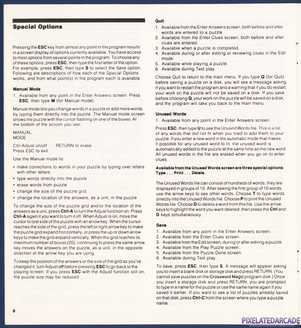 Crossword Magic: Instruction Manual - Page 8