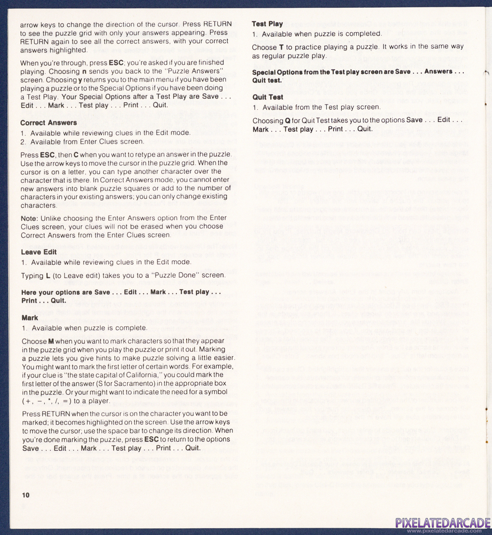Crossword Magic: Instruction Manual - Page 10