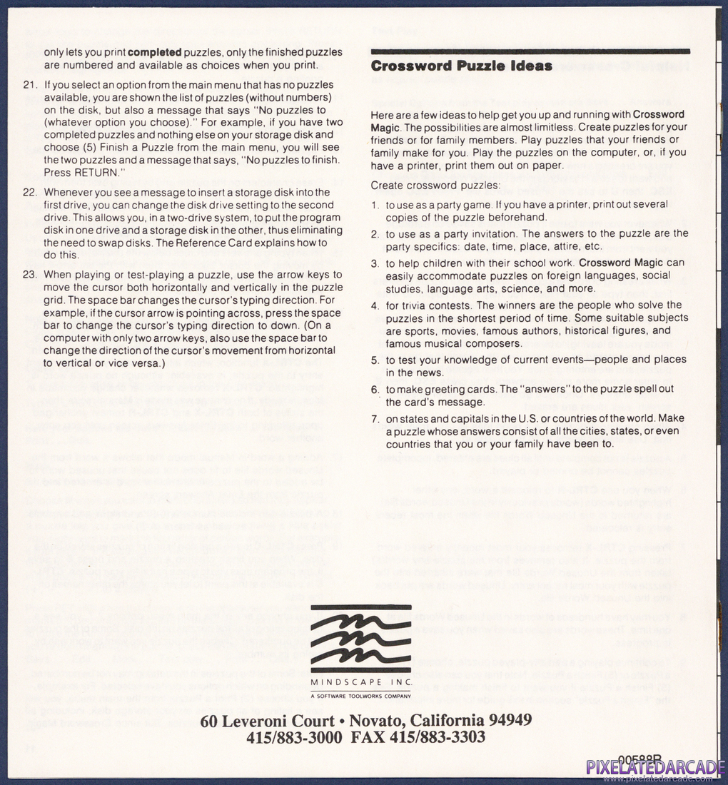 Crossword Magic: Instruction Manual - Page 12