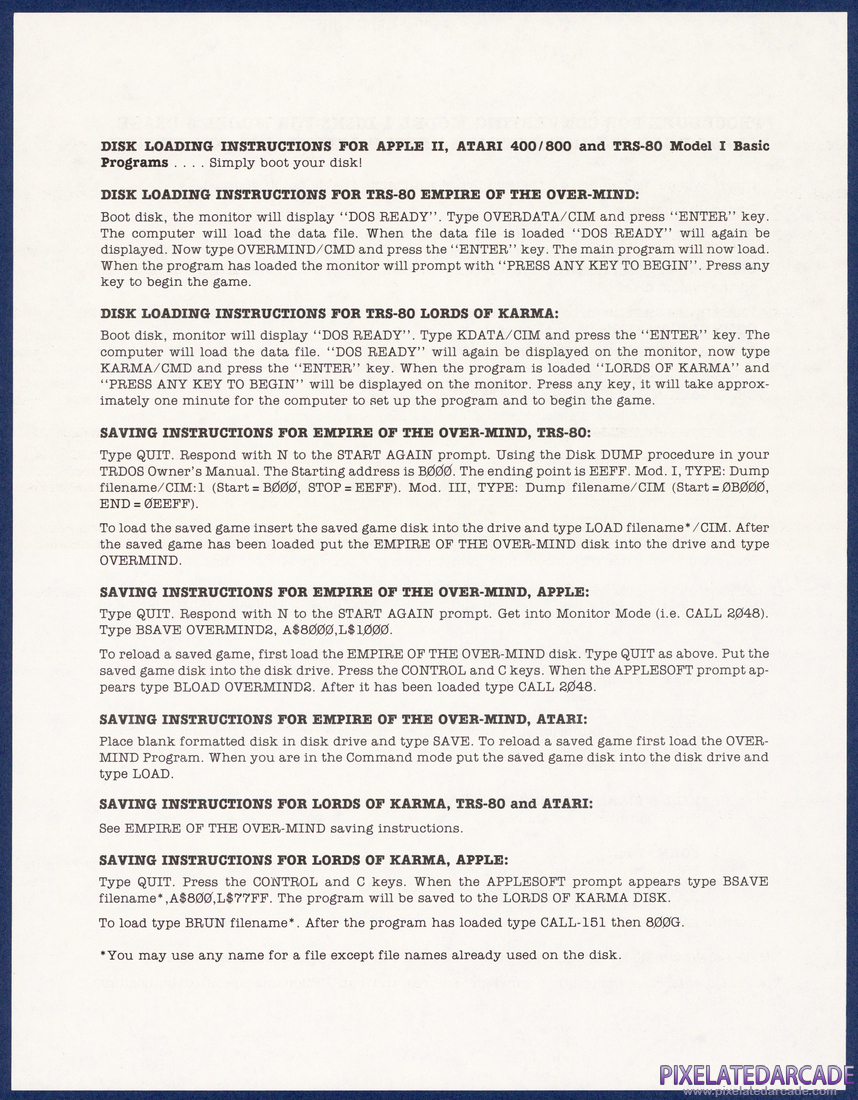 North Atlantic Convoy Raider: Instruction Manual Addendum - Back