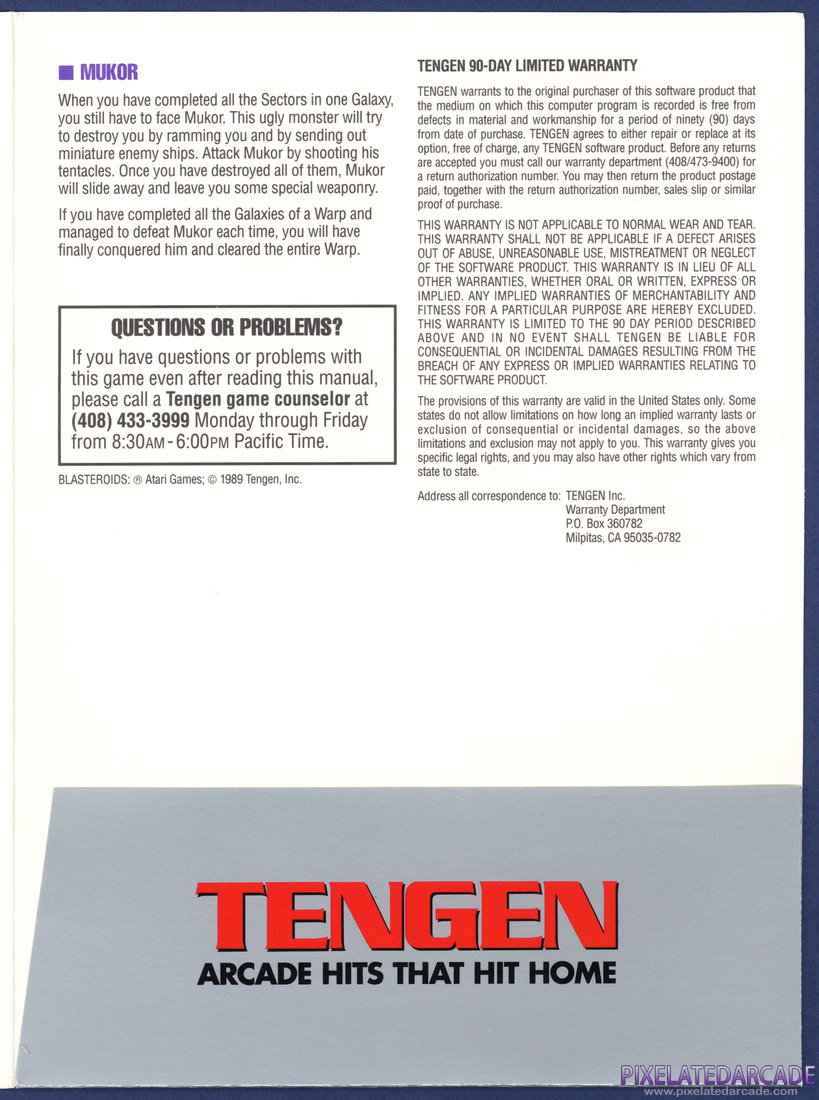 Blasteroids: Instruction Manual - Page 3