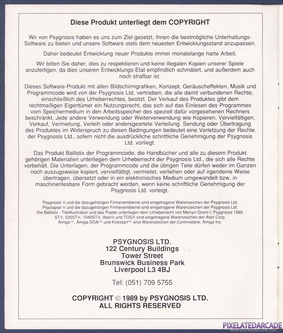 Ballistix: Instruction Manual - Page 2