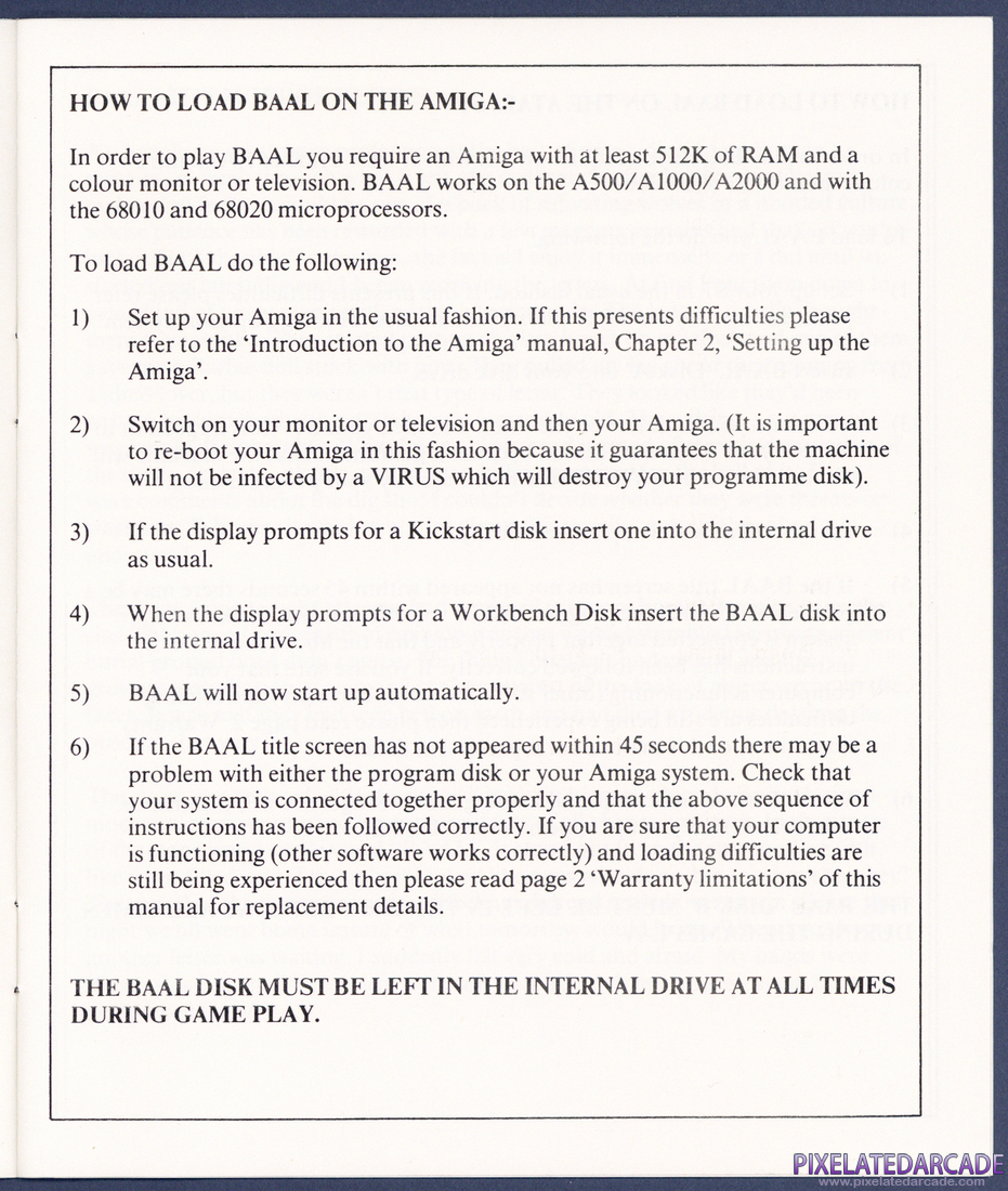 Baal: Instruction Manual - Page 5
