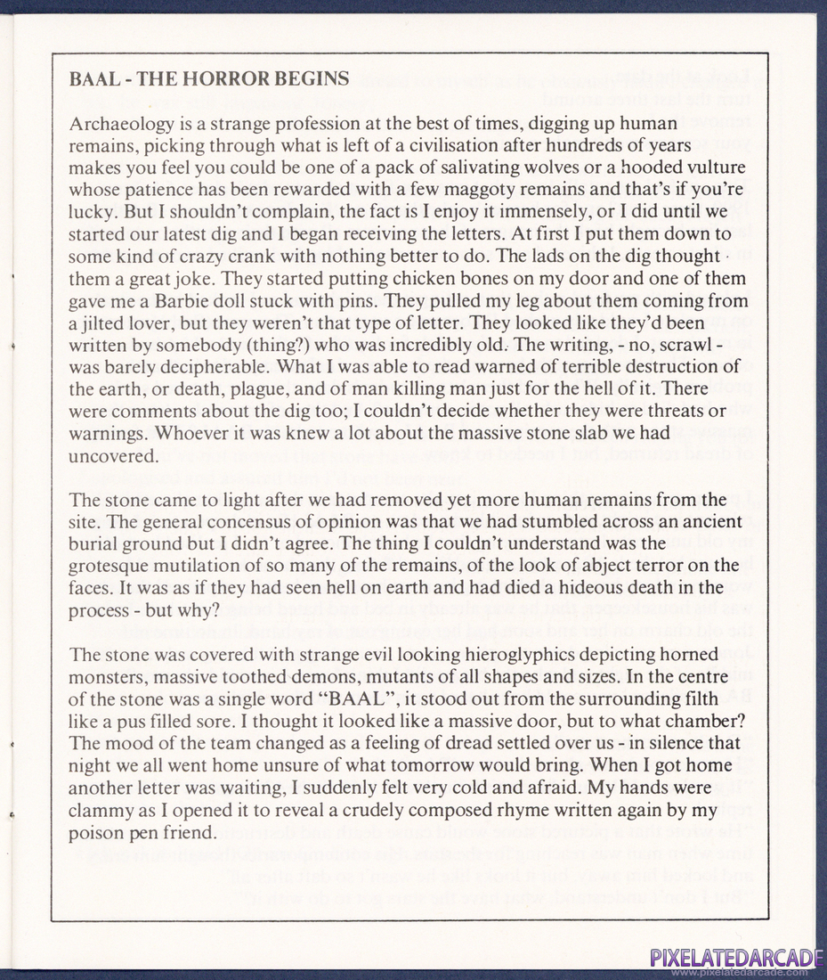 Baal: Instruction Manual - Page 7