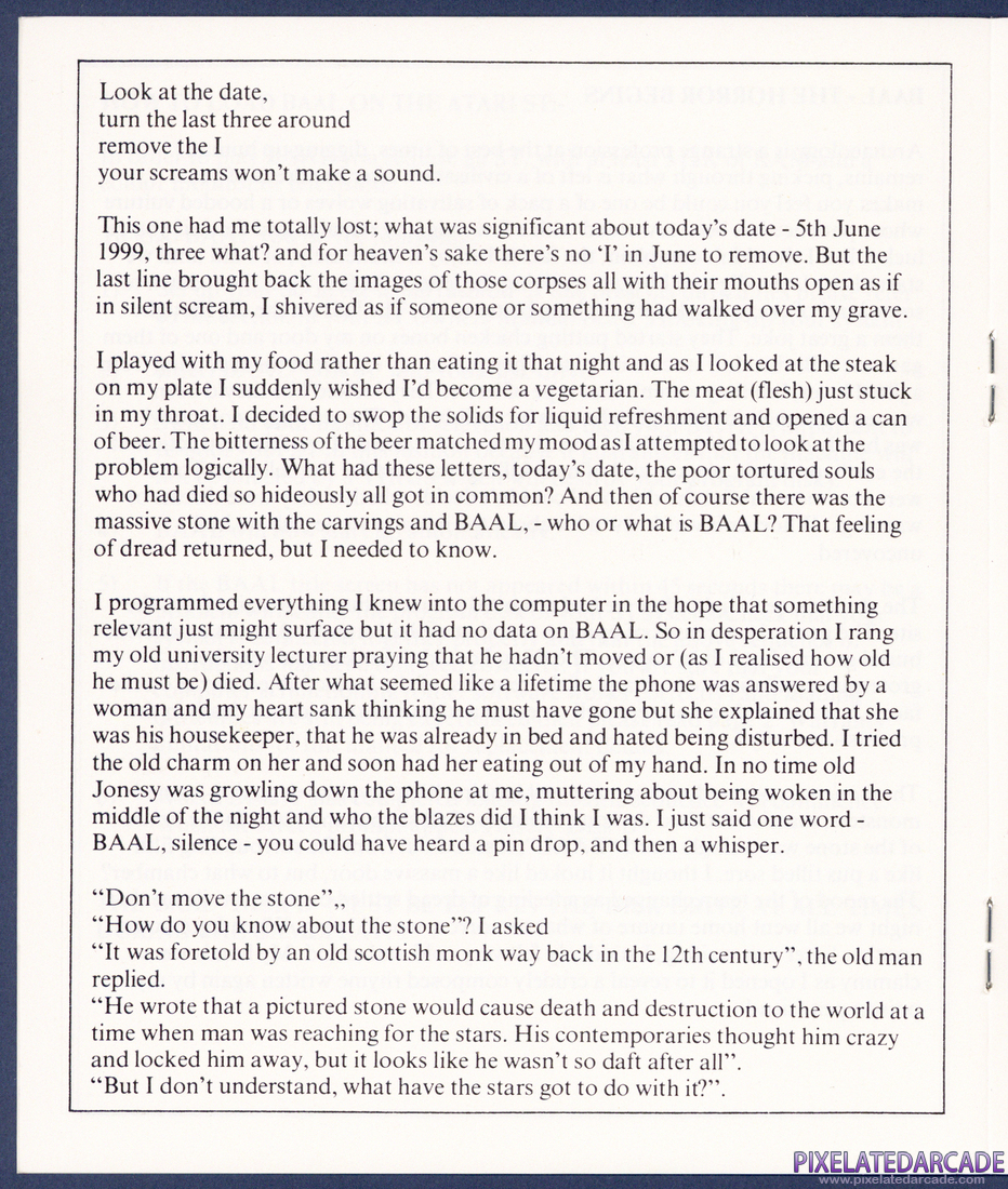 Baal: Instruction Manual - Page 8