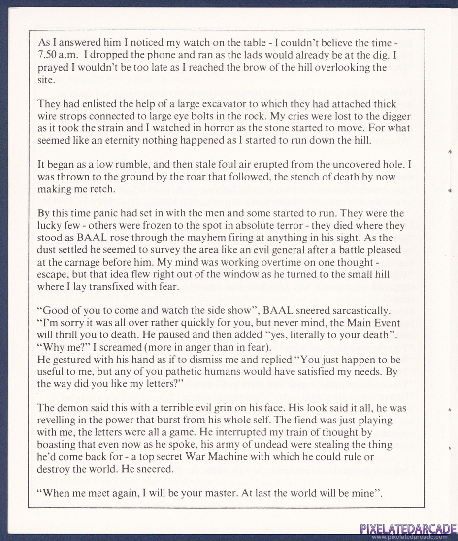 Baal: Instruction Manual - Page 10