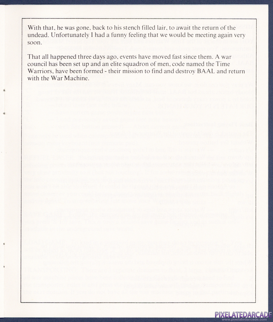 Baal: Instruction Manual - Page 11