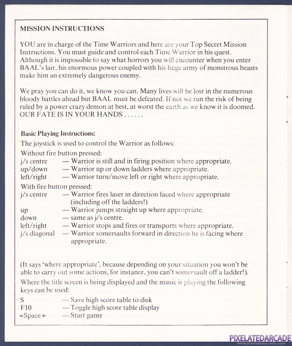 Baal: Instruction Manual - Page 12