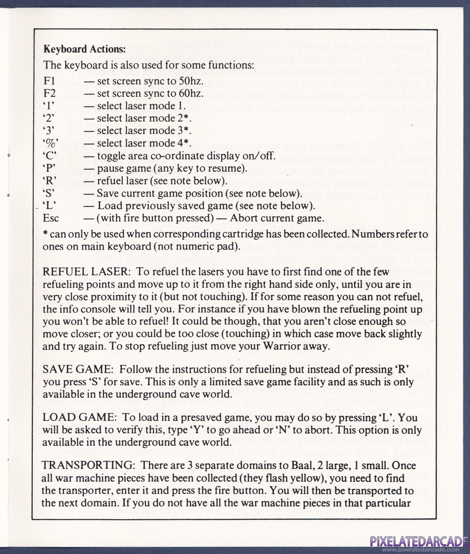 Baal: Instruction Manual - Page 13