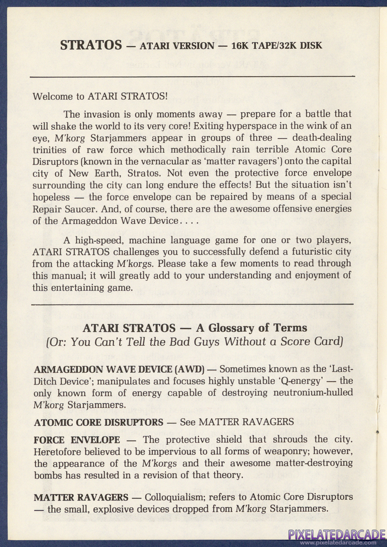 Strätos: Instruction Manual - Page 2