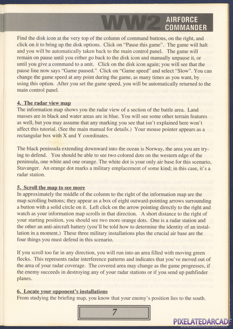 WW2 Air Force Commander: Instruction Manual - Page 7