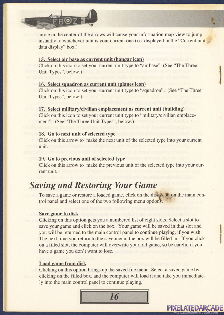 WW2 Air Force Commander: Instruction Manual - Page 16