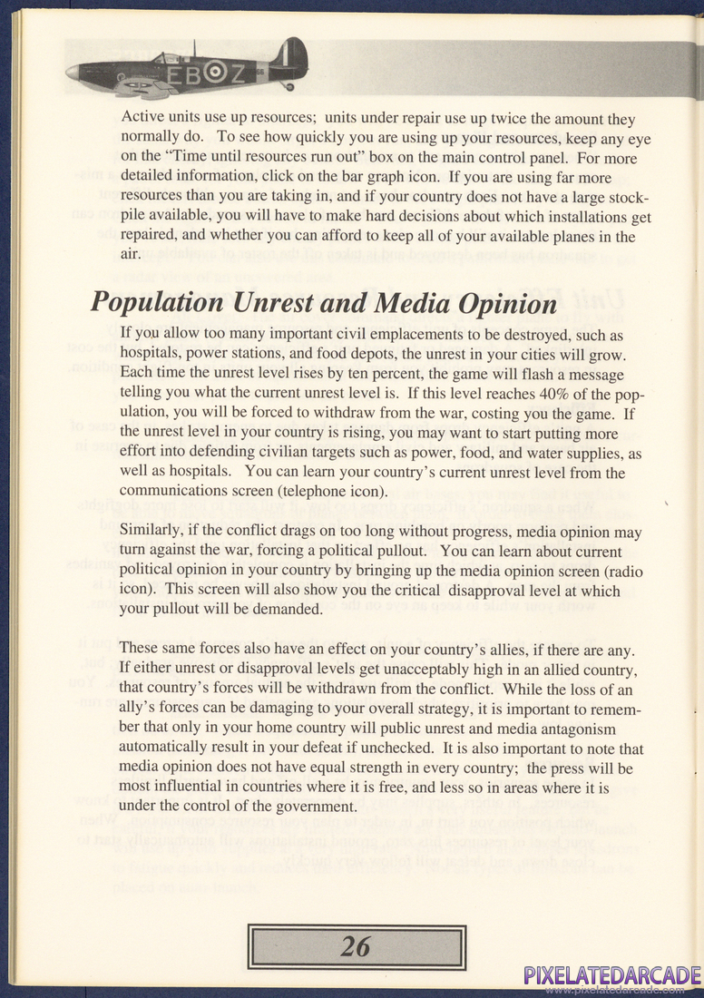 WW2 Air Force Commander: Instruction Manual - Page 26