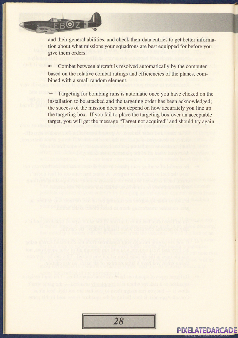 WW2 Air Force Commander: Instruction Manual - Page 28