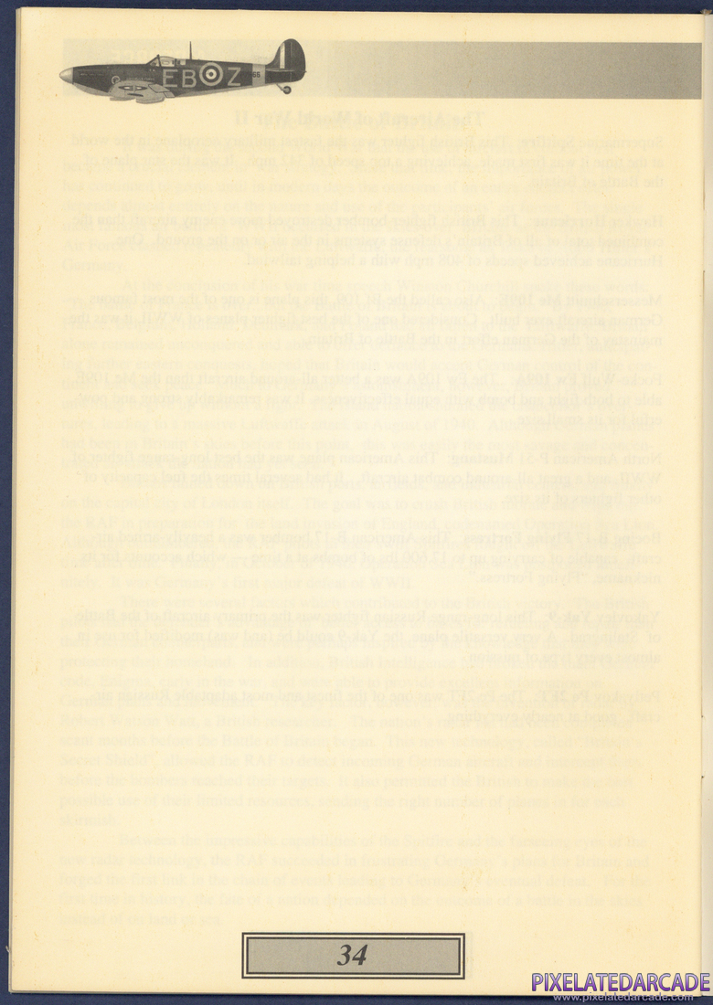 WW2 Air Force Commander: Instruction Manual - Page 34