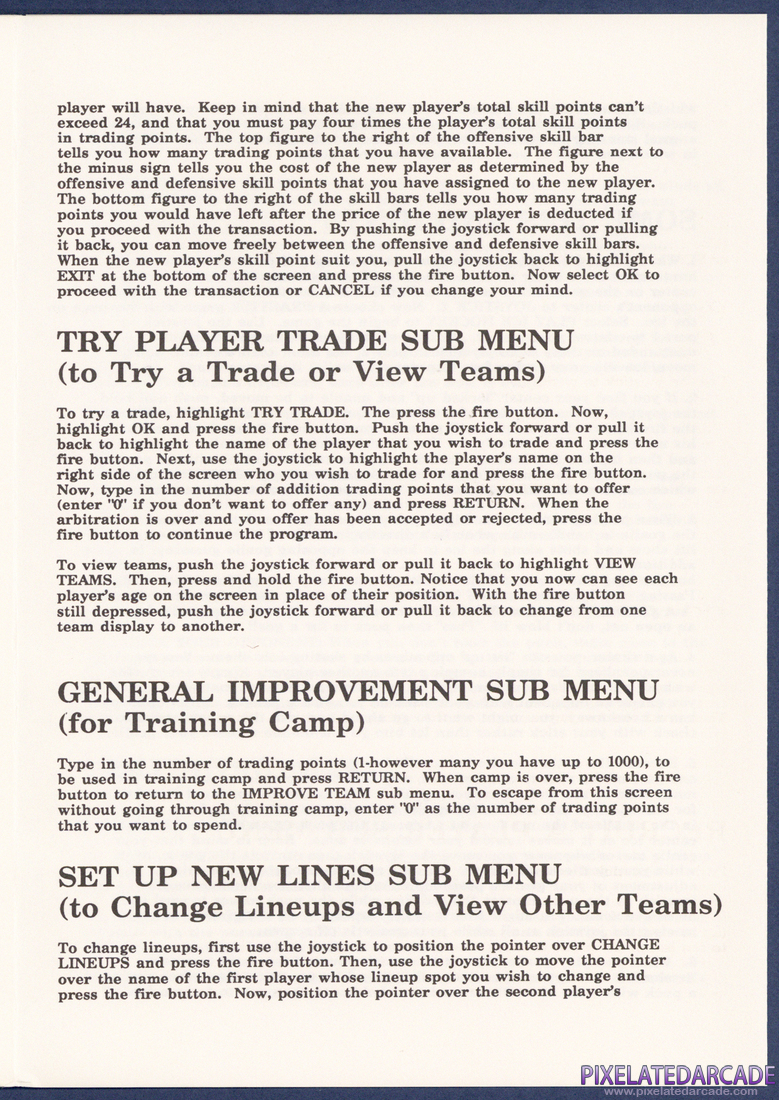 Superstar Ice Hockey: Instruction Manual - Page 5