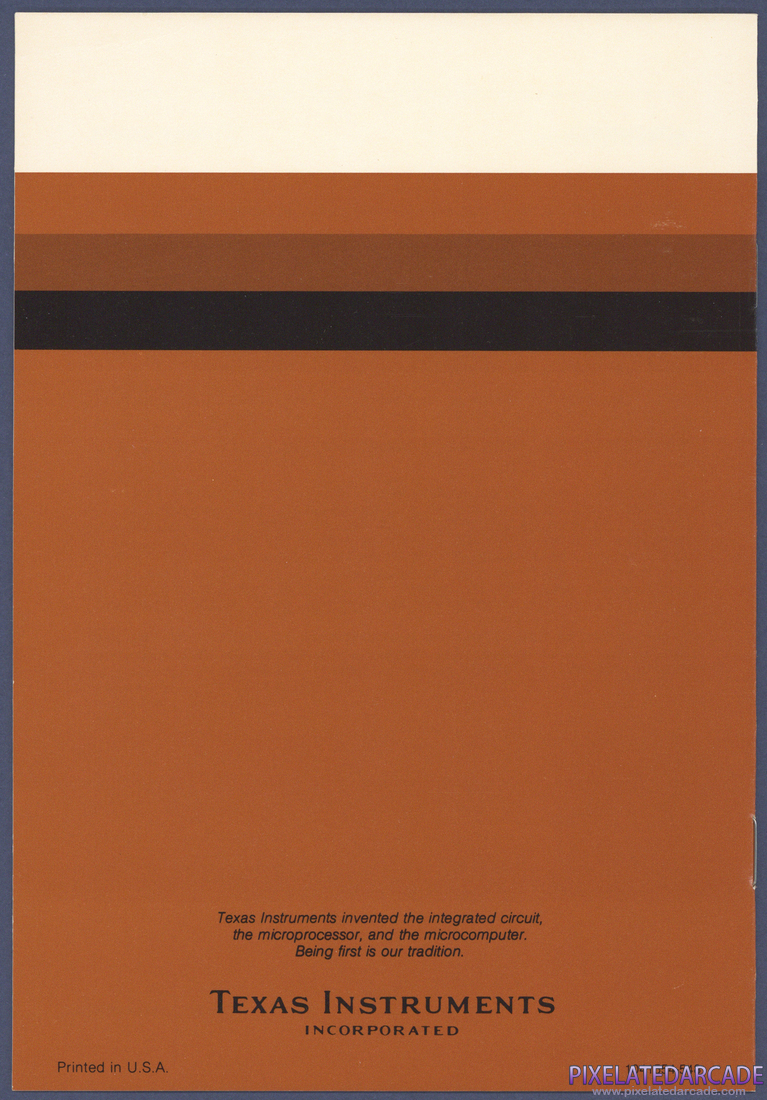 Voodoo Castle: Instruction Manual - Back Cover